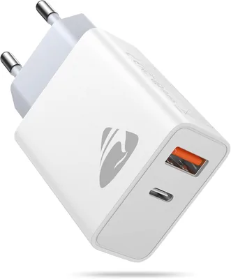 Caricabatterie USB C, Compatibile con iPhone 17/16/15/14/13 Pro Max, Samsung S24/S23 Ultra, iPad Pixel, Plug USB di Ricarica Rapida 20W