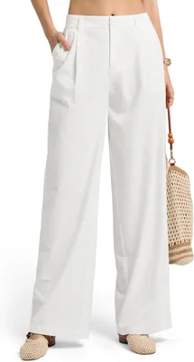 Willit Women's Linen Wide Leg Pants Best Deal