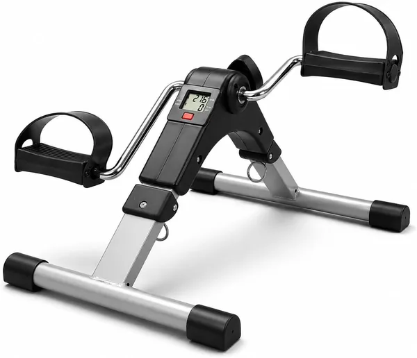 PINCHO Pedaling for Elderly, Exercise Bike, Leg and Arm Pedaler with LCD Screen, Sitting Pedaling with Adjustable Resistance - Portable