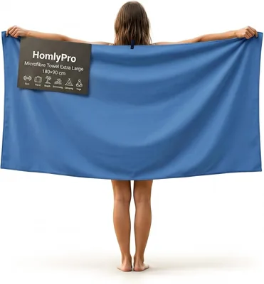 HomlyPro Microfibre Towel 180x90cm Best Deal
