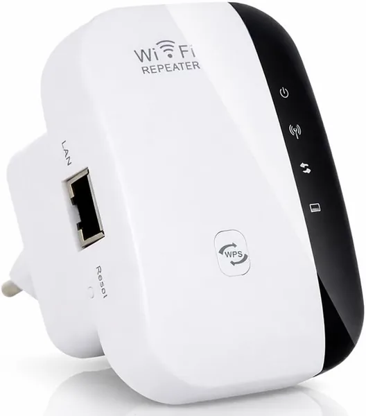 Wi-Fi Range Extender 2.4 GHz 300 Mbps, Ethernet Port, EU Plug