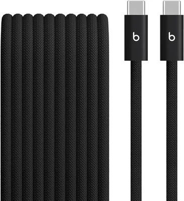 Beats USB-C zu USB-C 240W Geflochtenes Kabel (3m), Schnellladung, Robust und verwicklungsfrei, Kompatibel mit Apple und Android Geräten - Best Deal