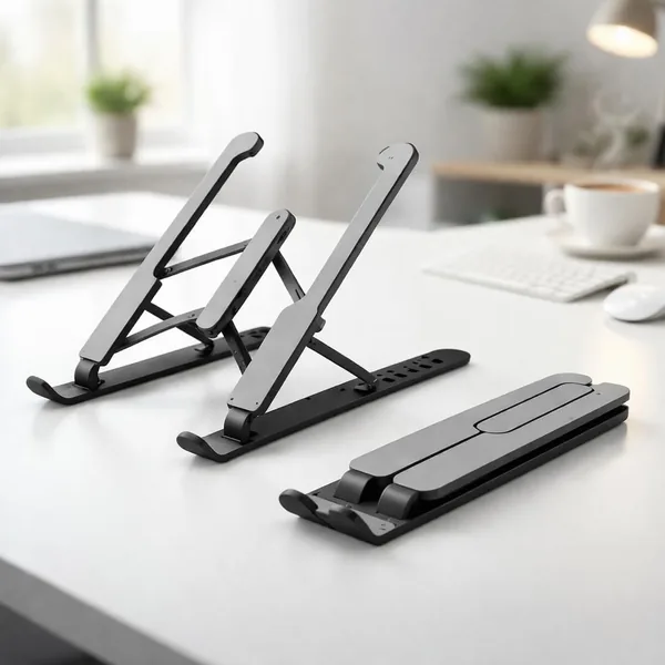Suporte para Notebook Premium Ajust vel Dobr vel Ergon mico Antiderrapante Port til 6 N veis Universal Compat vel com Notebooks Tablets e Celulares