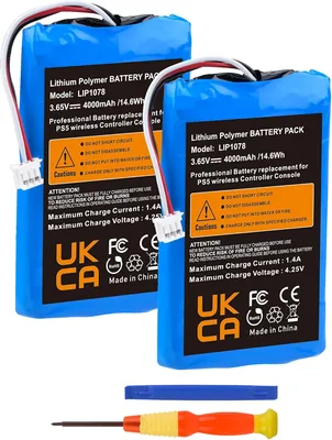 ZONEY 4000mAh Battery for PS5 Controller Replacement