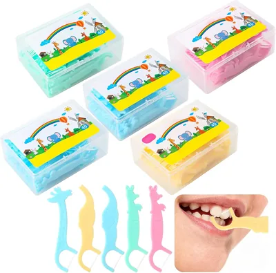 Pack of 200 Kids Dental Floss Sticks - Best Deal