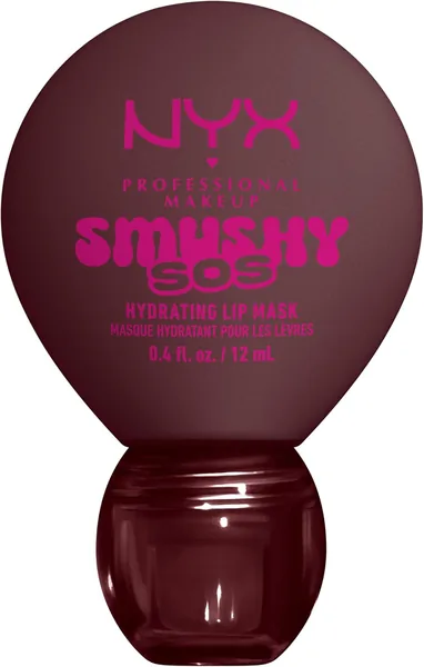 NYX Professional Makeup Smushy SOS Hydrating Lip Mask 12HR Hydration Glossy Shine Coconut Calm