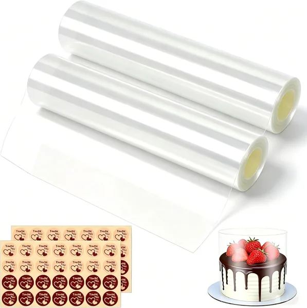 Kontazmi 2 rullar tårtkantsfolie 20 cm x 5 m - 43% Off