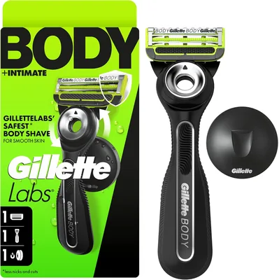 Gillette Labs Body Razor + Refill, Magnetic Hanger - 6% Off