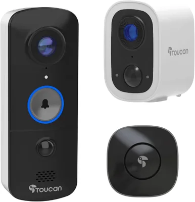 Toucán V3 Video Doorbell Security Camera Bundle