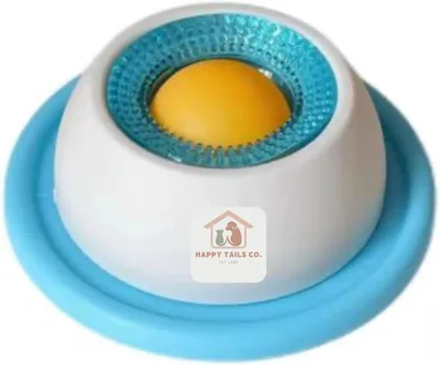 Happy Tails Co. Interactive Feeder Bowl - Anti-Vomiting Slow Feeder for Pets