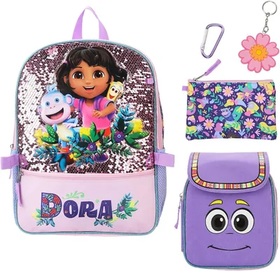 Dora the Explorer Backpack Lunch Set 16" Best Deal