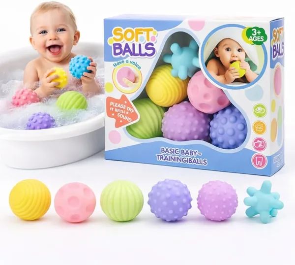 Kit de Bolas Sensoriais para Beb