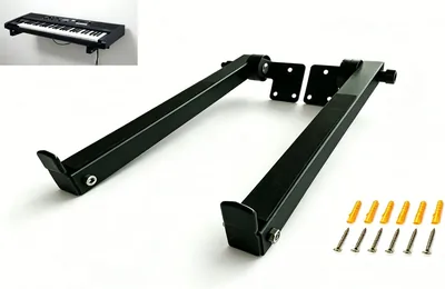 Soporte de pared para teclado de piano LyySangshuo, acero resistente (par) para paneles planos