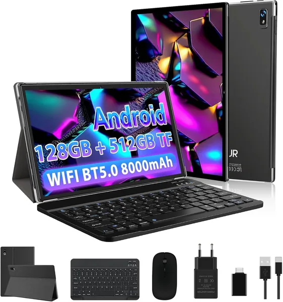 JUEDUR Tablet 10 Pulgadas Android, PC Tableta