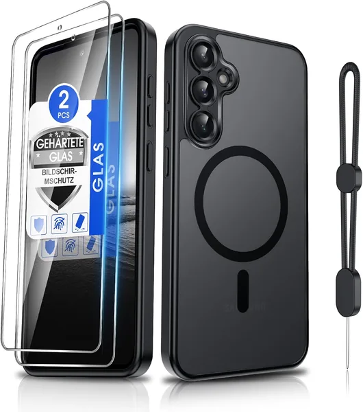 Etui magnetyczne Dizn dla Samsung Galaxy S23 FE 5G z folią szkła hartowanego - Najlepsza oferta