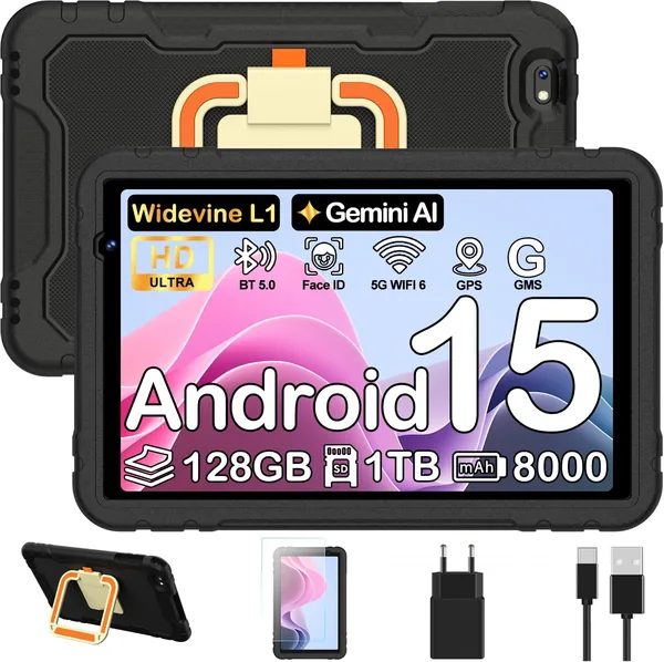 Tableta de 10 pulgadas Android con 128GB + 2TB TF, Widevine L1 y Control Parental - 34% de descuento