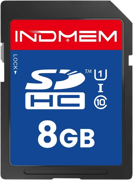 SD Card 8GB UHS-I SDHC U1 Class 10, High Speed for Digital Camera, Computer, Trail Camera