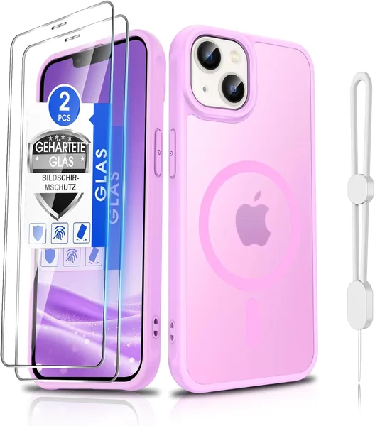 Dizn magnetyczne etui na telefon dla iPhone 13/14 z MagSafe i szkłem hartowanym - Najlepsza oferta