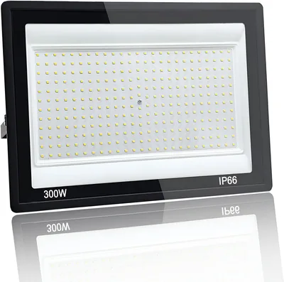 Yuaiosn 300W Luces LED Exteriores, 30000LM Luz de Inundación LED, Resistente al Agua IP66 Luz LED, 6500K Blanco Frío Flujo