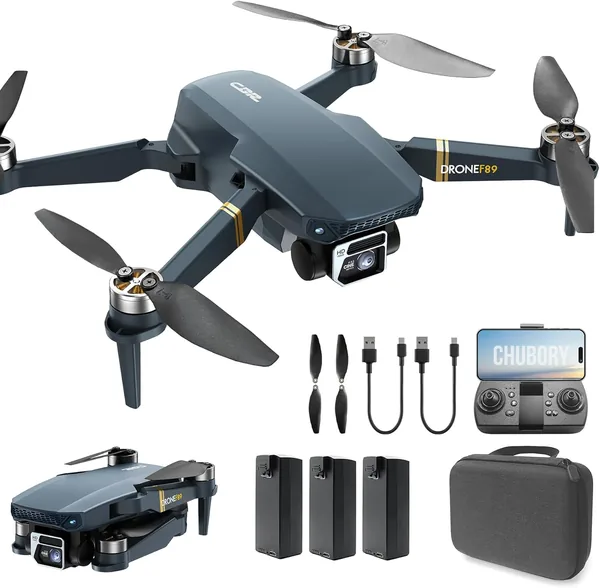 Drone con Camera 4K HD per Principianti, 84 Minuti di Volo (3 Batterie), Range WiFi 800m FPV, Motore a Spazzole, Auto Hover - Best Deal