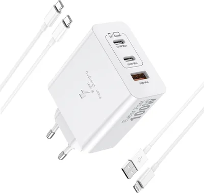 Chargeur USB C 100W 3 en 1 - Offre Spéciale : 14% de Réduction