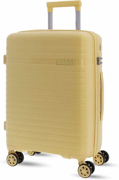 AMICHI - Maleta de Cabina 55x40x20 - Maletas para Viajes Ajuste Ryanair - Maleta con Ruedas para Avión Heva