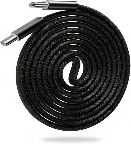 Magnetic Self-Winding USB C to USB C Cable 1M, 240W PD3.1 Fast Charging Tangle-Free Braided Type C Cable for iPhone 17/16/15, MacBook Pro, iPad Pro, Samsung Galaxy S25/S24 Ultra