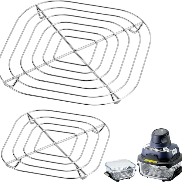 2 stk Air Fryer Stand för Ninja Crispi Air Fryer FN101 och AS101, Stål