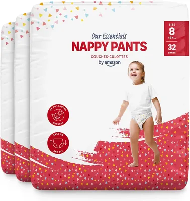 Nappy Pants - Size 8 (18+ kg) - 96 Count