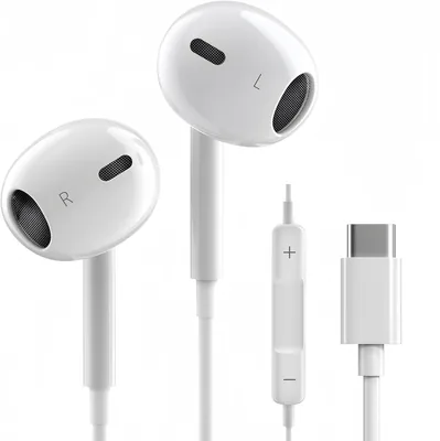 2026 iPhone 17対応 イヤホン ワイヤード型 C ヘッドセット 内蔵マイク ノイズ低減 高品質音