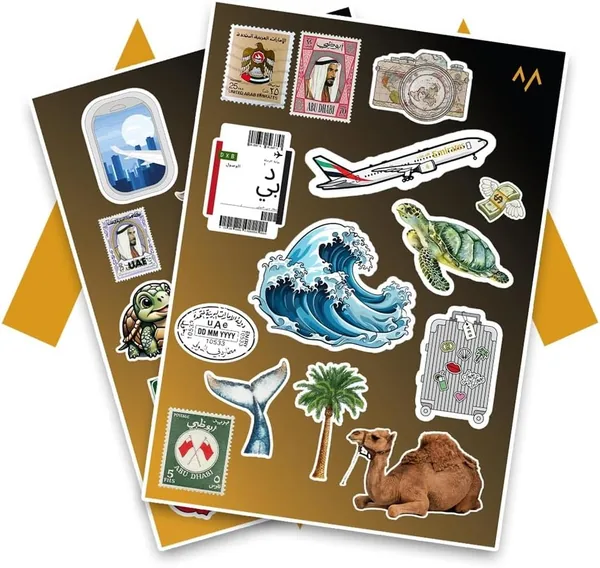 7MD Travel Stickers Collection