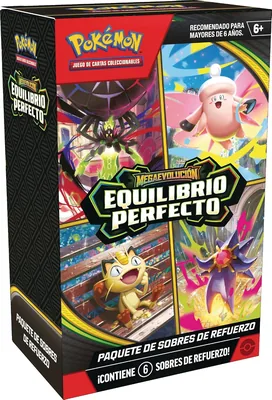Paquete de Sobres de Pokémon Megaevolución - Equilibrio Perfecto para JCC