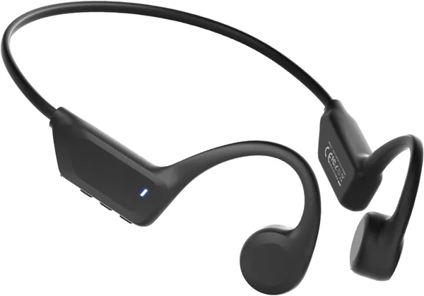 Gelecek New Waterproof Open-Ear Bone Conduction Headphones - Bluetooth 6.0, 10-Hour Battery Life, Ul