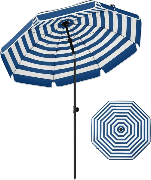 Outsunny 1.8 m Beach Umbrella Parasol
