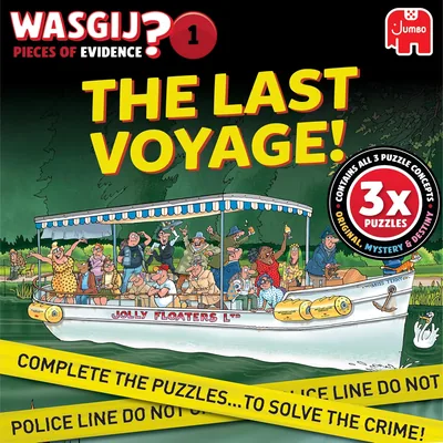 Wasgij Puzzels: De Laatste Reis! 3 Puzzels voor Volwassenen