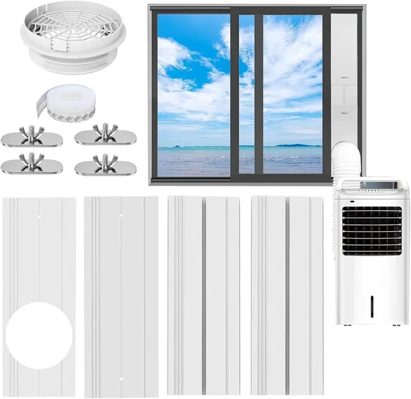 Fensterabdichtung Klimaanlage f r mobile Klimager te