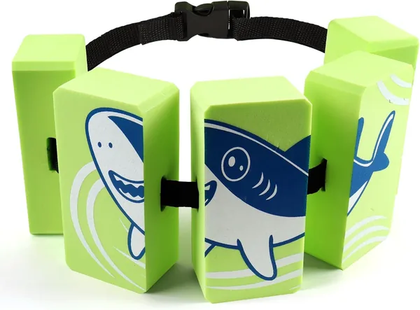 Swimming Belt Children 3-6 Years, Adjustable Swimming Belt Aid Child Swimming with 5 EVA Swimming Cushions