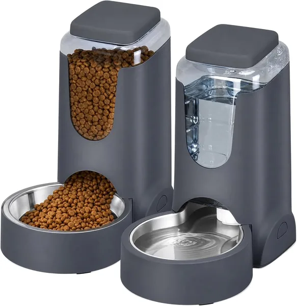 TopikaPet Automatic Pet Feeder & Waterer - Stainless Steel Best Deal