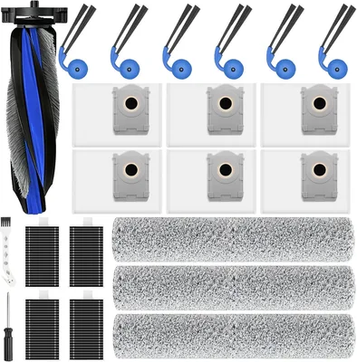 22 stk tillbehör för Ecovacs Deebot T90/T90 PRO/X12 PRO robotväggförrädare - Huvudborste & mer, Best Deal