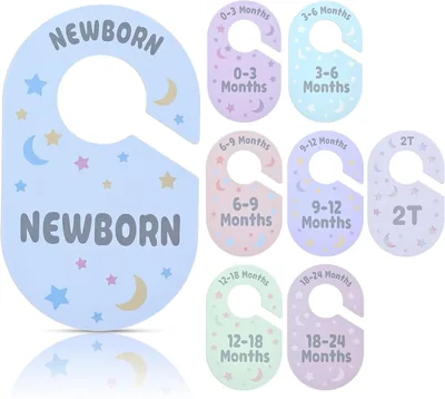 COOLBEBE Closet Dividers 0-24M - 8 PCS PP Board