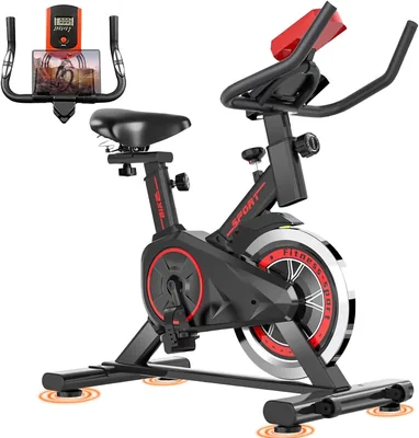 Bicicleta Ergométrica Profissional | Volante 6 kg, Emagrecimento e Modelagem Versátil, Treino Profissional em Casa, Conexão com Aplicativo