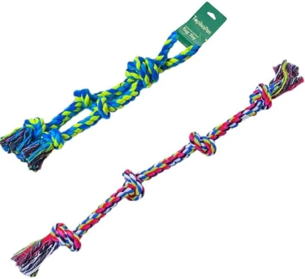 Dog Rope Toys Set: Aggressive Chewer's Dream - 9 Pack, Various Sizes