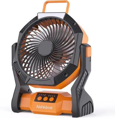 Aishkimo Portable Camping Fan LED Light Best Deal