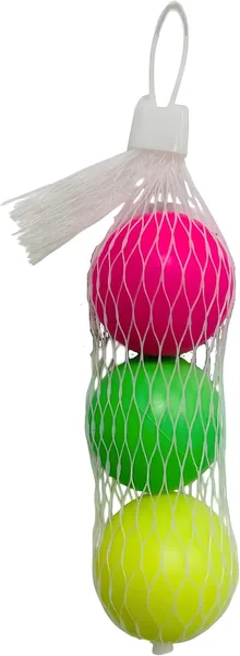 Palline per Racchettoni Spiaggia Set 3 Palline Beach Tennis Racchette Spiaggia Squash Pallina Ricambio 3 Pezzi per Racchettoni Colorate Ricambio Estate per Racchette Giardino Padel