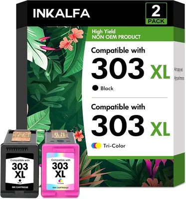 HP 303XL Multipack Tintenpatronen - 303 XL Schwarz und Farbe für Envy Inspire Drucker
