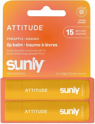 ATTITUDE SPF 15 Lip Balm Duo 20% Off