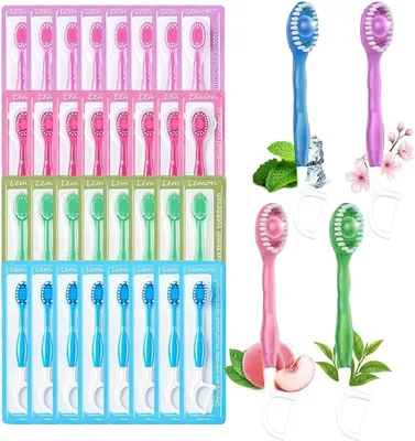 32 Pack 5-in-1 Travel Toothbrush Set - Best Deal