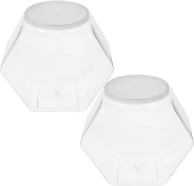 Luxshiny 2pcs Fish Bowls 2150ml Capacity Best Deal