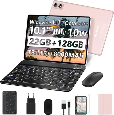 2-in-1 Tablet PC with Keyboard & Mouse