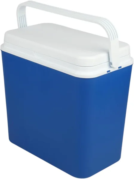 Cool Box Lightweight Portable Ice Cooler with Handle & Lid, Insulated Cooler Box for Camping, Picnic, Beach & Travel